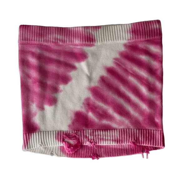 Ser.o.ya Robin Tie-Dye Mini Skirt in Pink Line - Picture 1 of 7